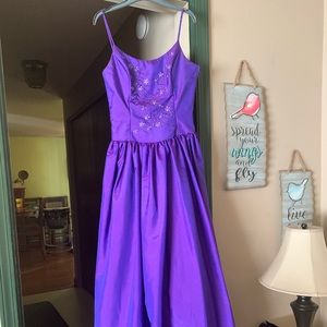 Purple size 8 formal dress